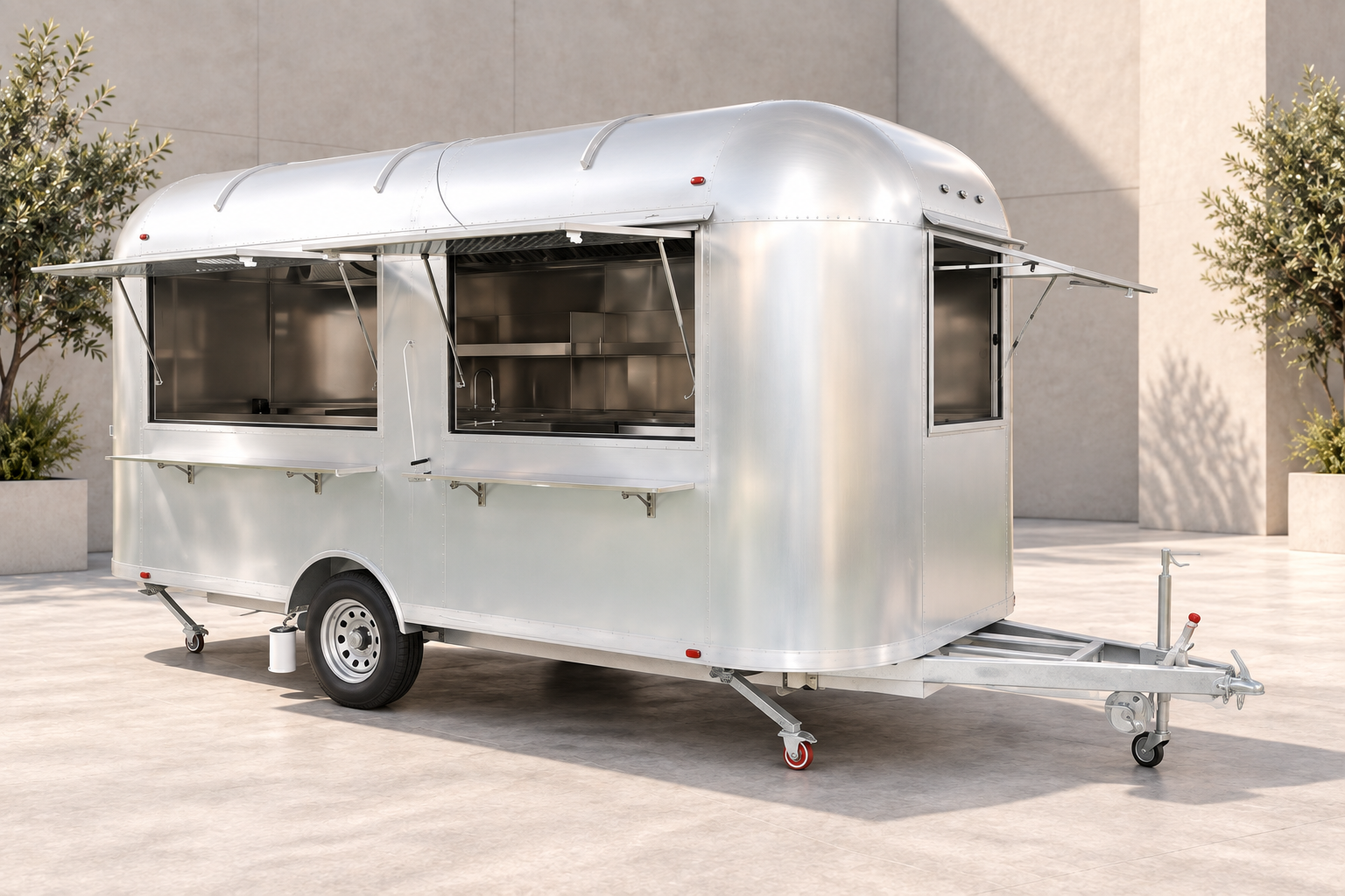 Food trailer configuration preview